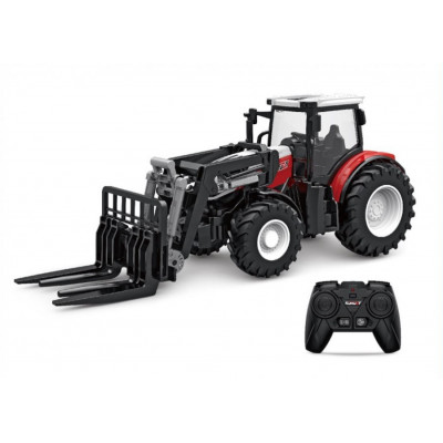 H-toys Farm Traktor s 1:24 vysokozdvižným ramenom 2,4 GHz RTR